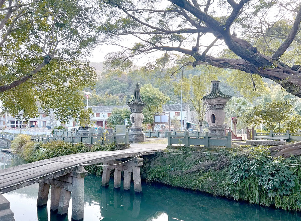 苍南护法寺桥和塔